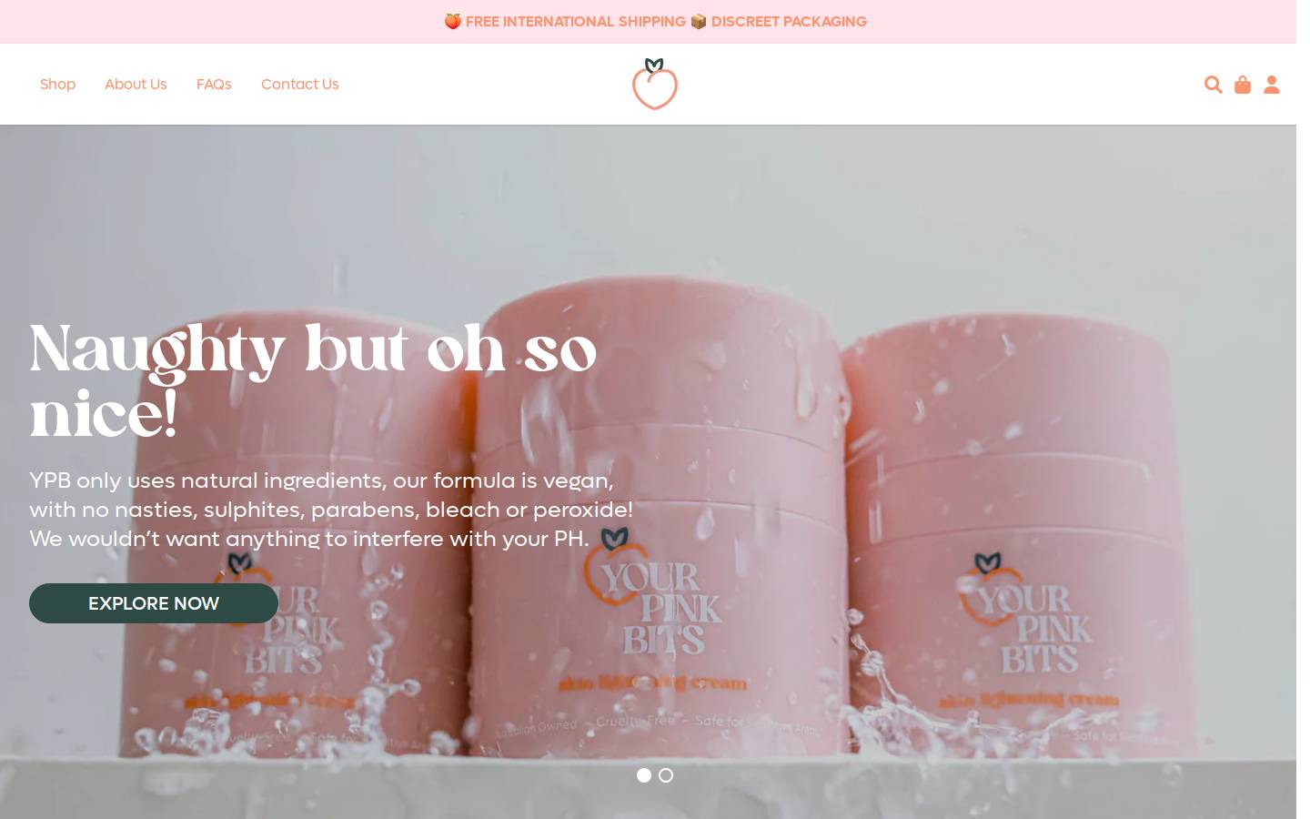 pinkbits.co homepage screenshot