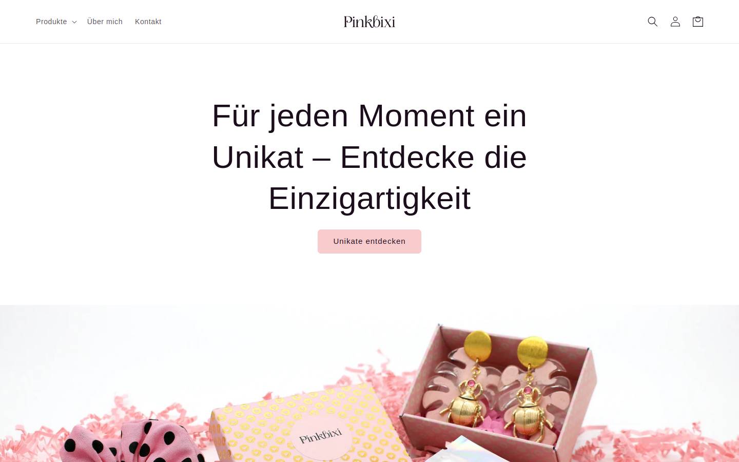 pinkbixi.at homepage screenshot