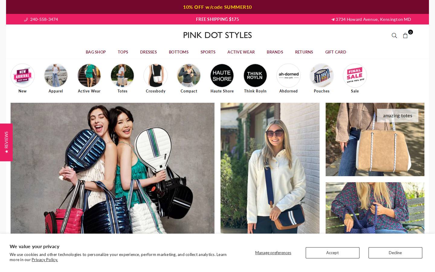 pinkdotstyle.com homepage screenshot