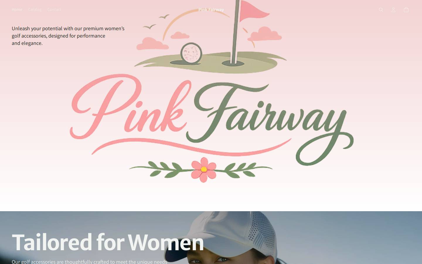 pinkfairway.com homepage screenshot