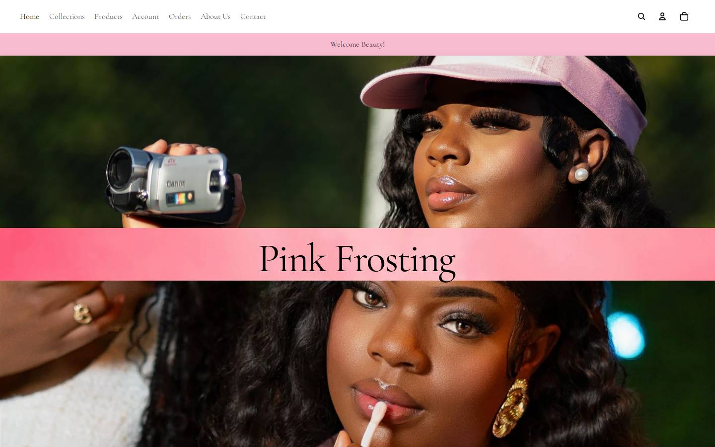 pinkfrosting.shop homepage screenshot