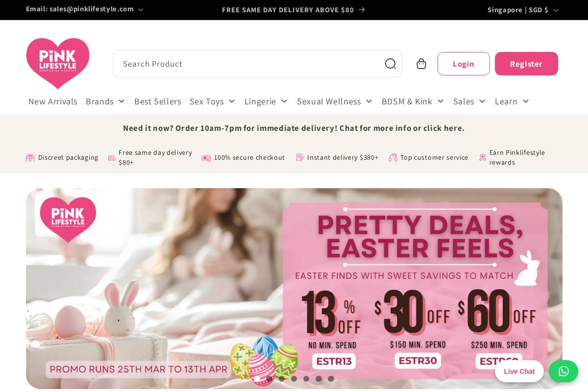 Pinklifestyle homepage screenshot