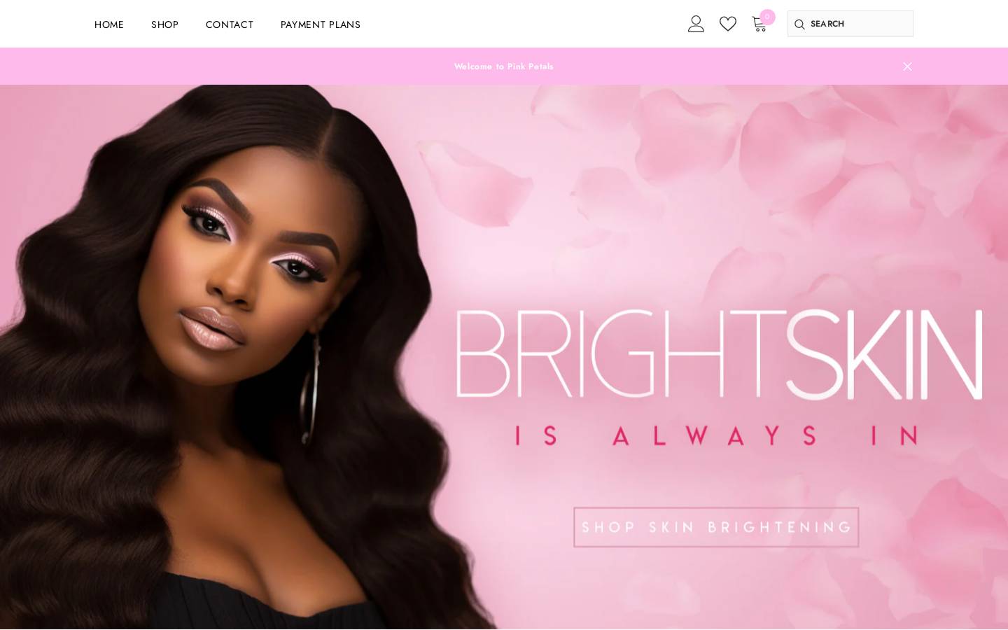 pinkpetalsbodycontouring.com homepage screenshot