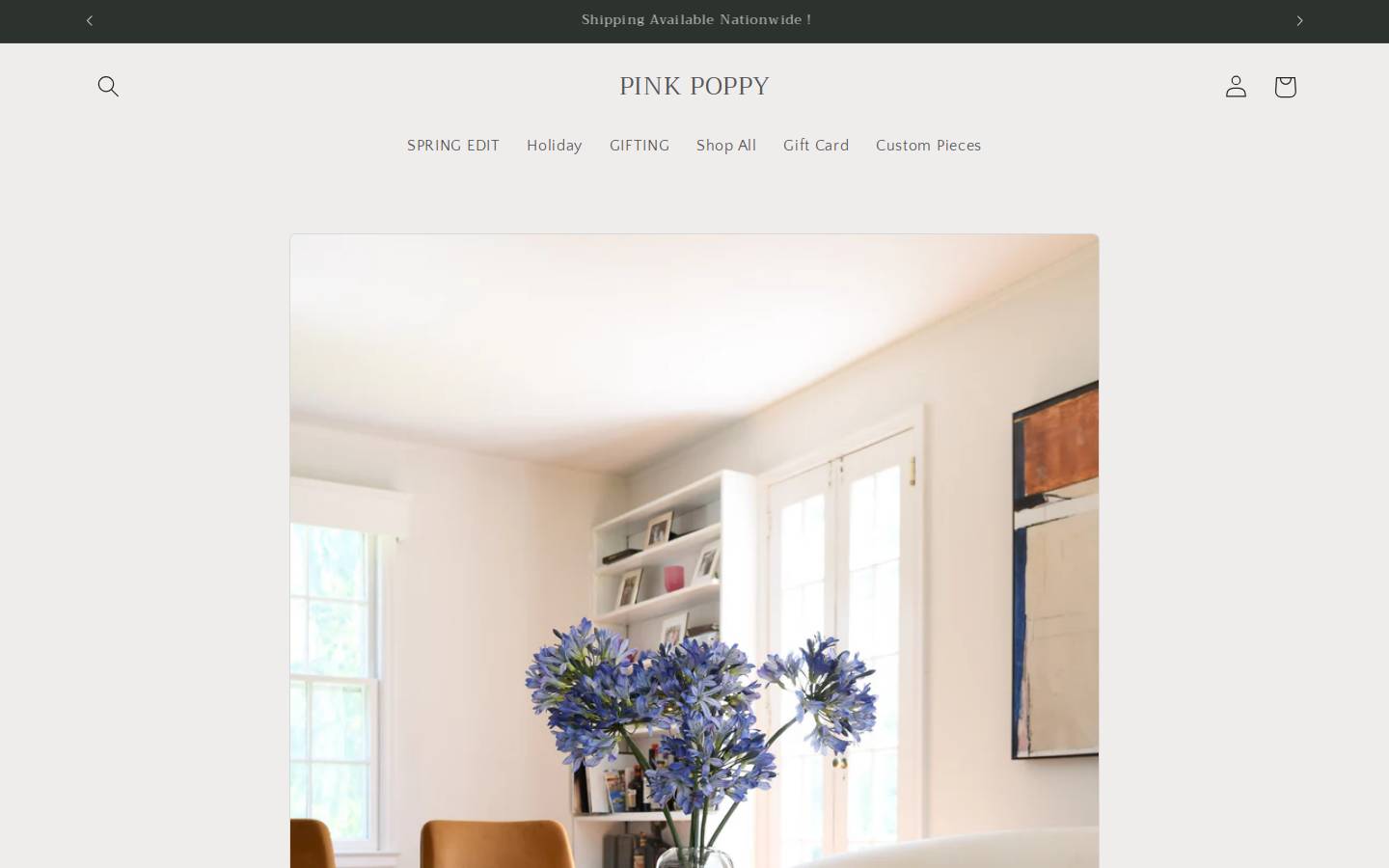 pinkpoppyli.com homepage screenshot