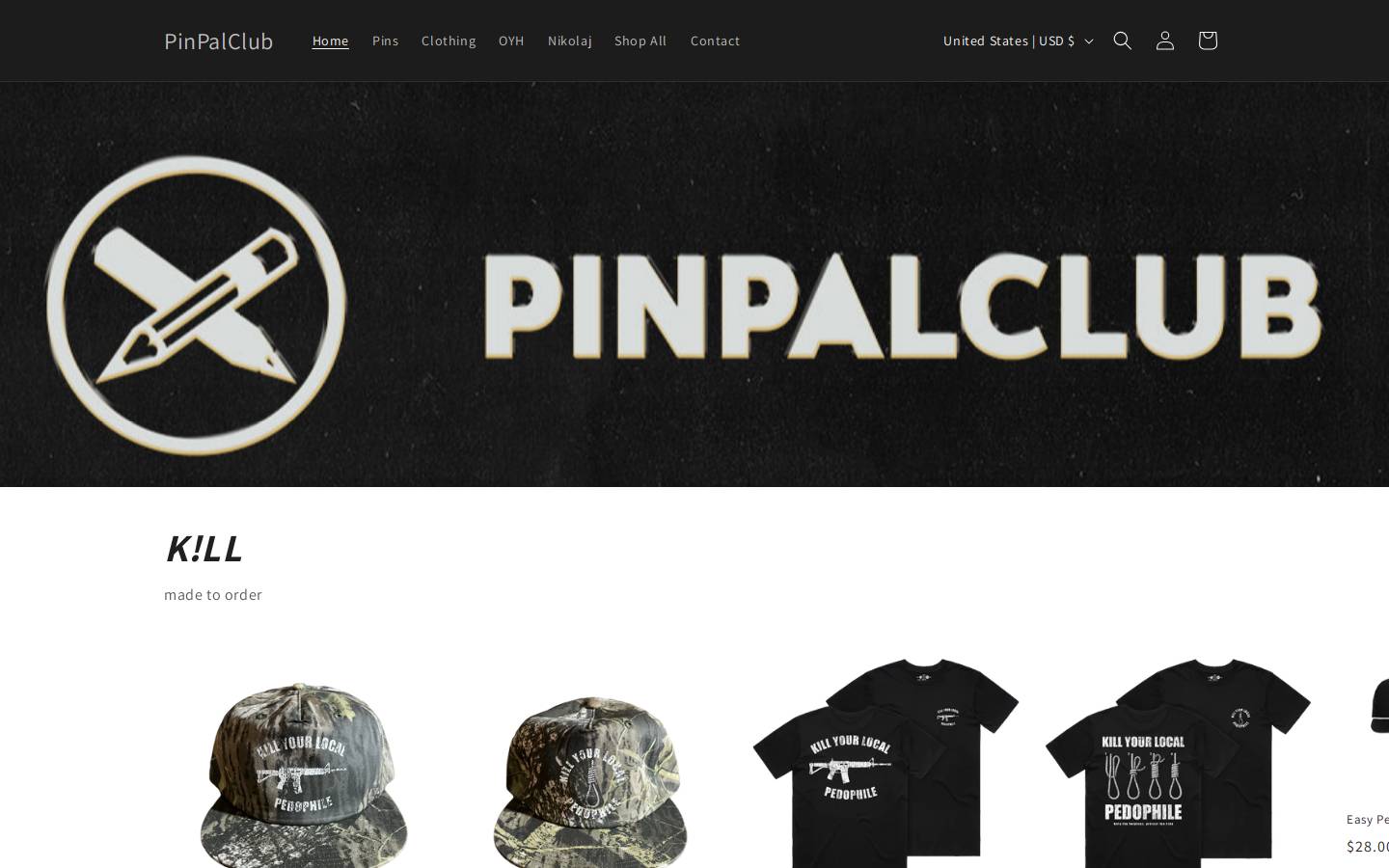 pinpal.club homepage screenshot