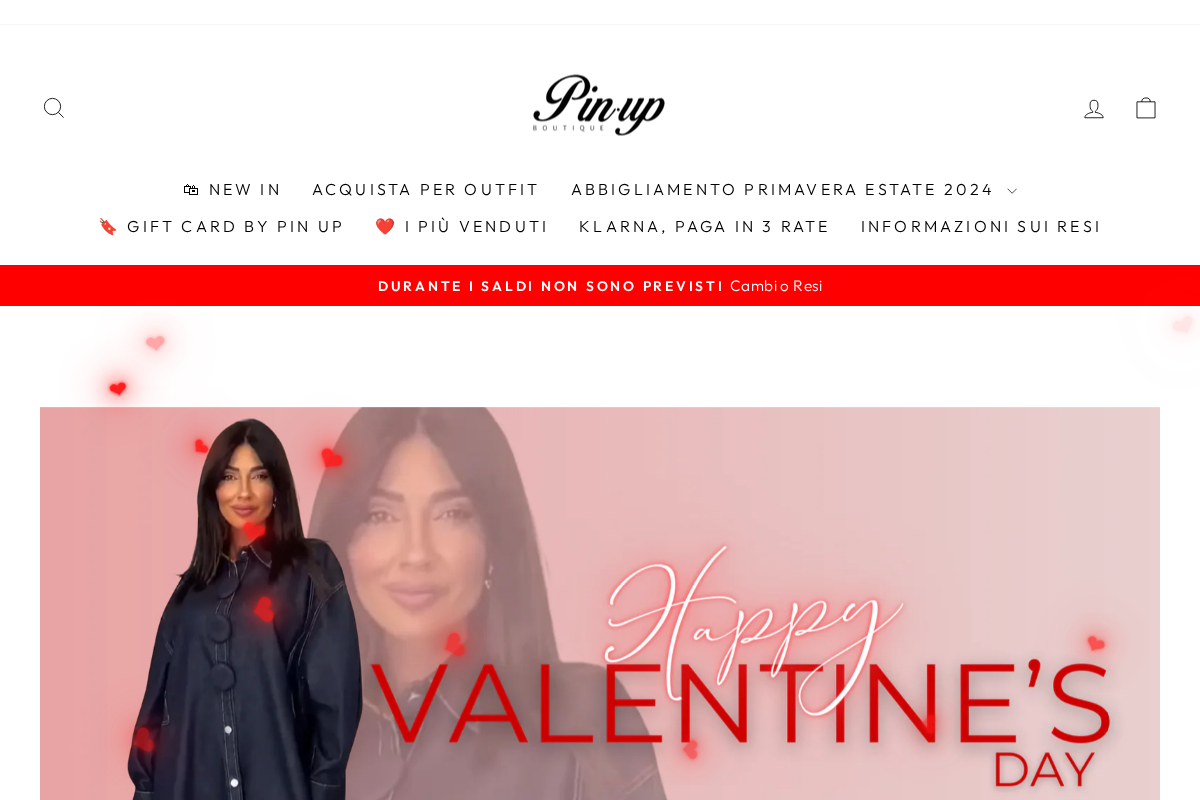 pinupboutique.it homepage screenshot
