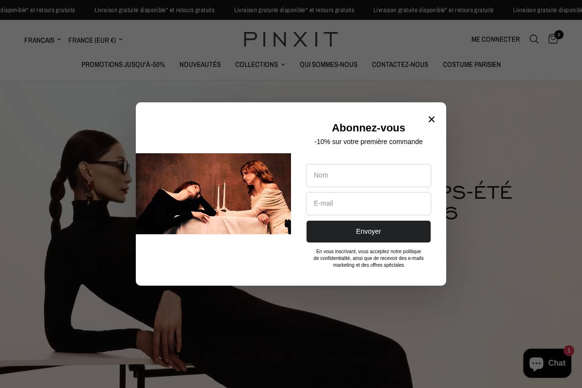 pinxit.com homepage screenshot