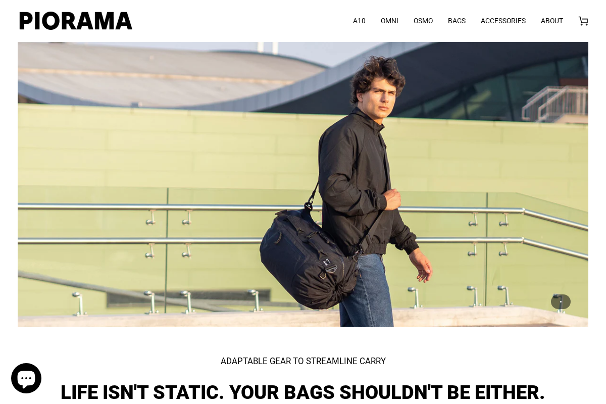 Piorama homepage screenshot