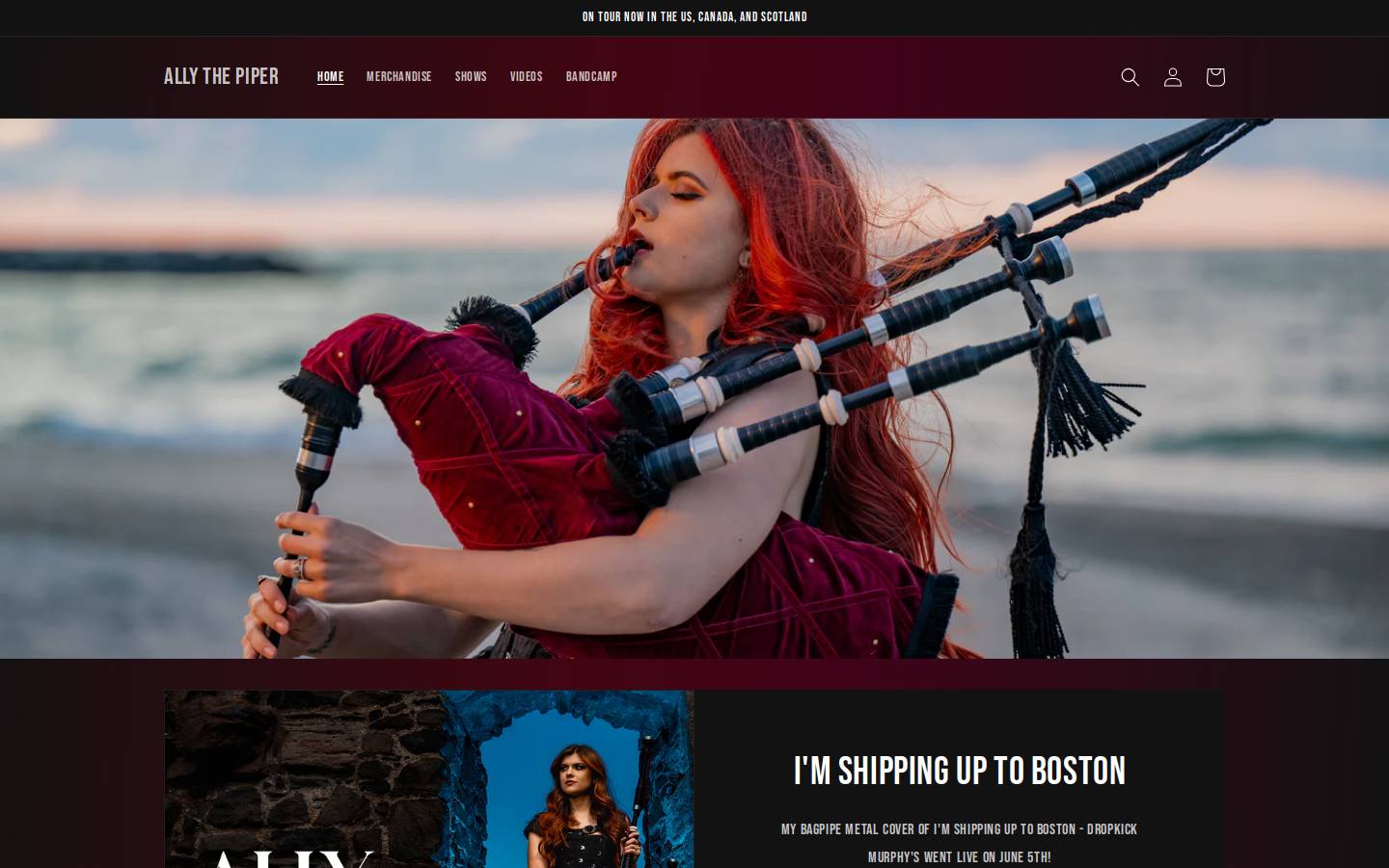 piperally.com homepage screenshot