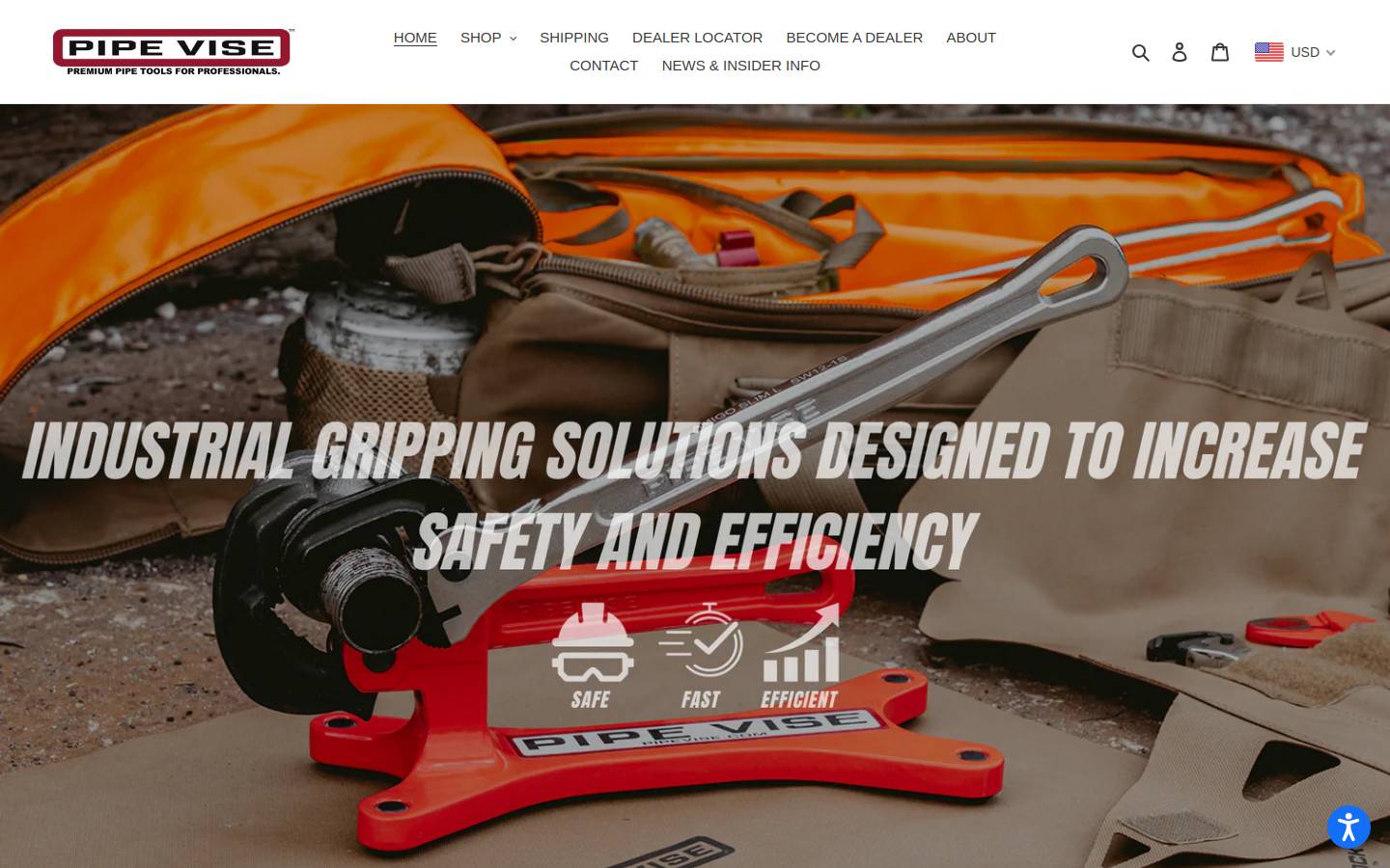 pipevise.com homepage screenshot