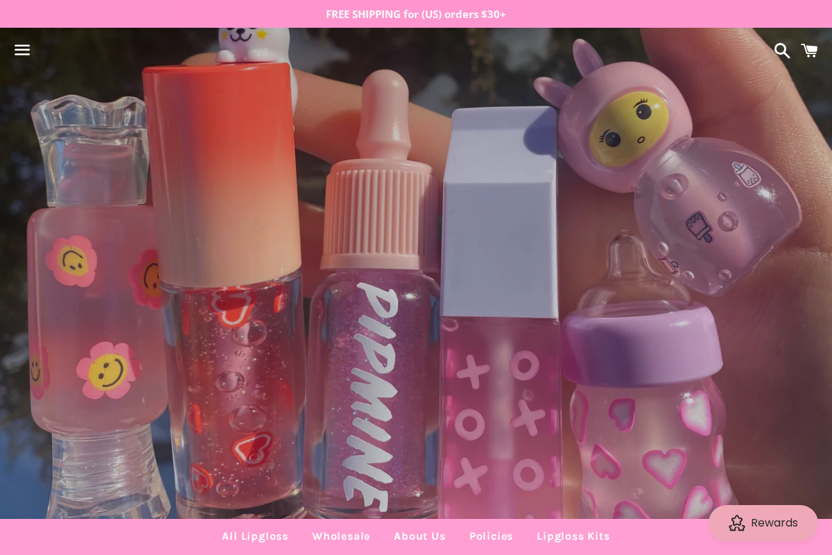 Pipmine homepage screenshot