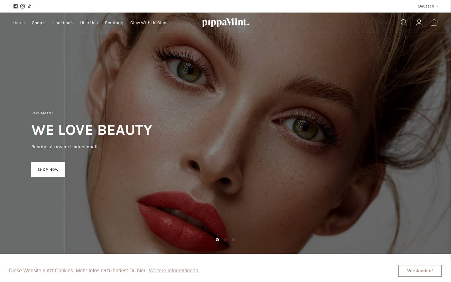 pippamint.de homepage screenshot