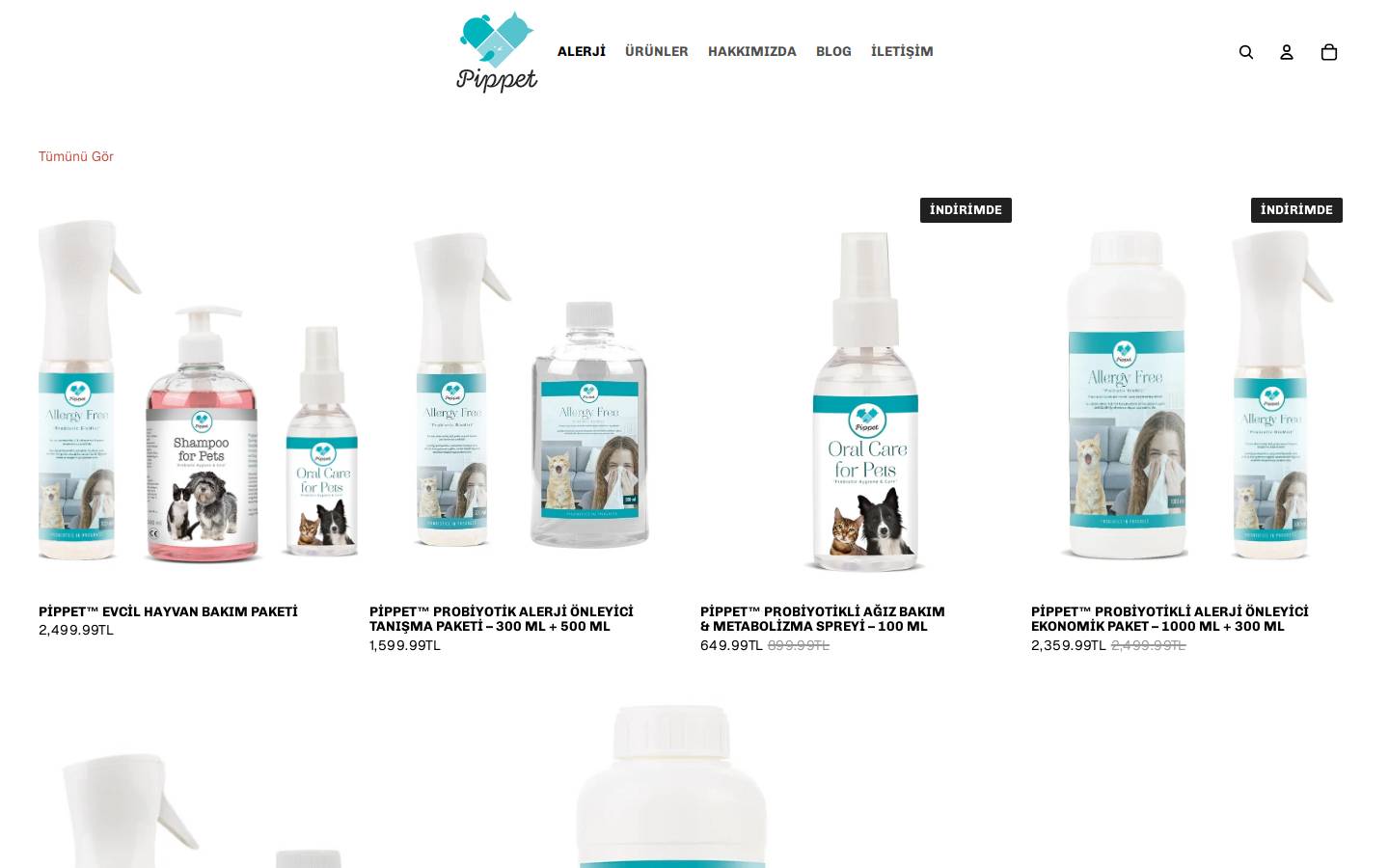 pippet.net homepage screenshot