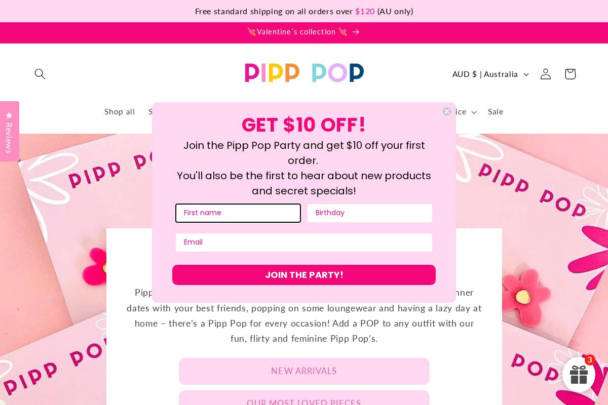 pipppop.com homepage screenshot
