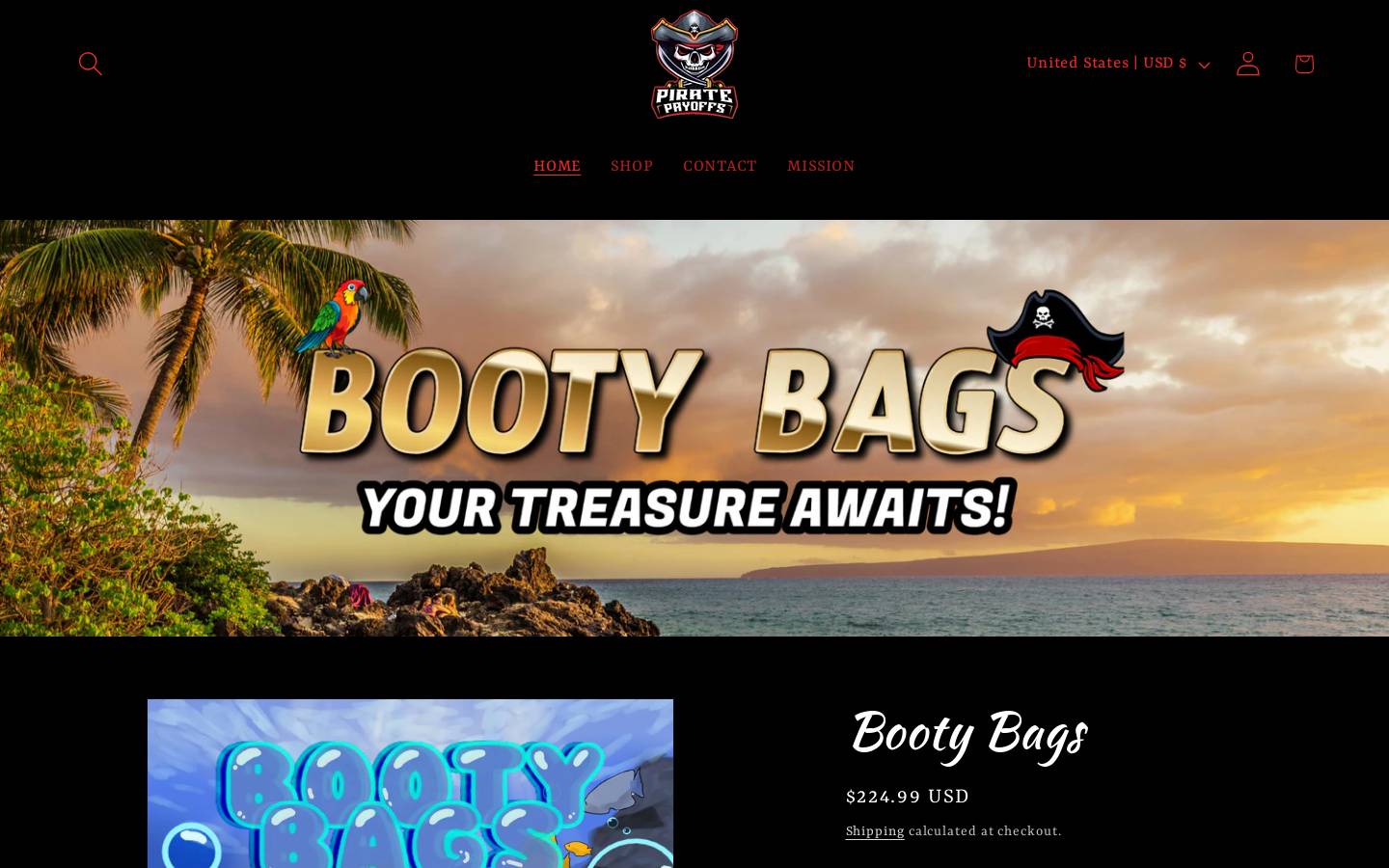 piratepayoffs.com homepage screenshot