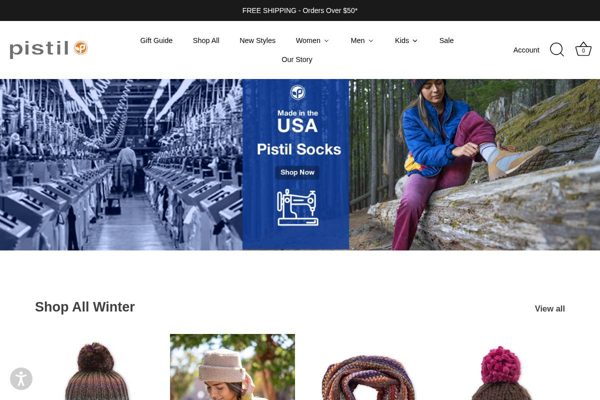 pistildesigns.com homepage screenshot
