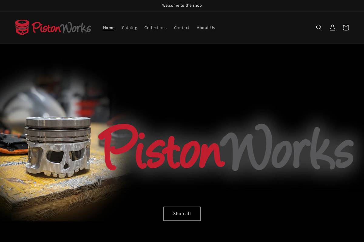pistonworksllc.com homepage screenshot