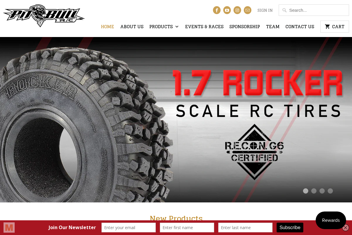 pitbullrc.com homepage screenshot