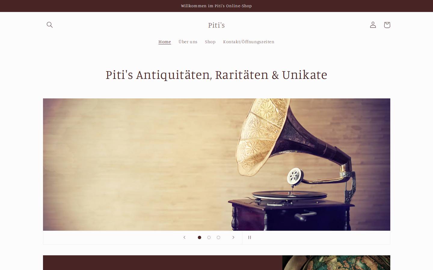 pitis.ch homepage screenshot