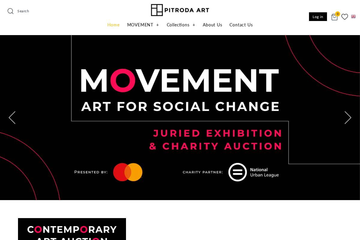 pitrodaart.com homepage screenshot