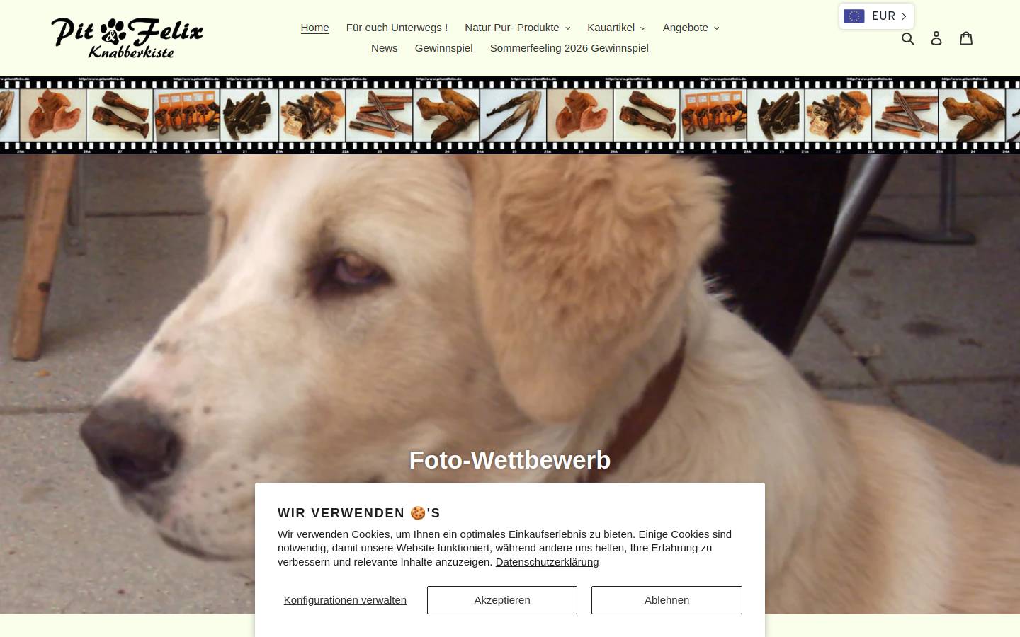 pitundfelix.de homepage screenshot