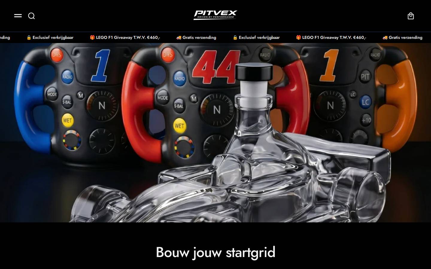 Pitvex homepage screenshot