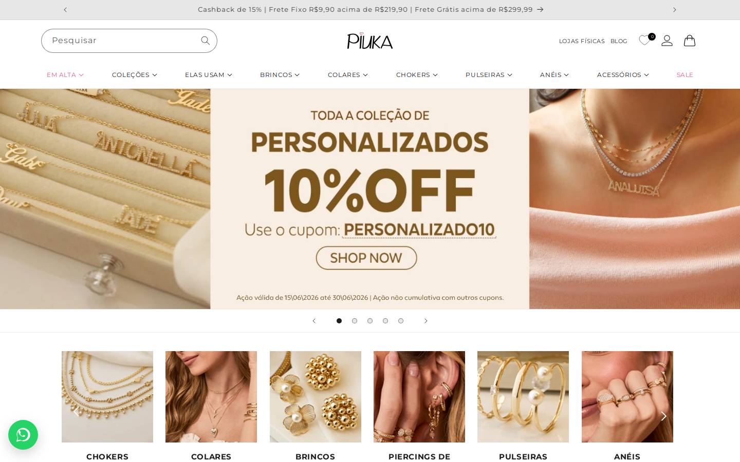 piuka.com.br homepage screenshot