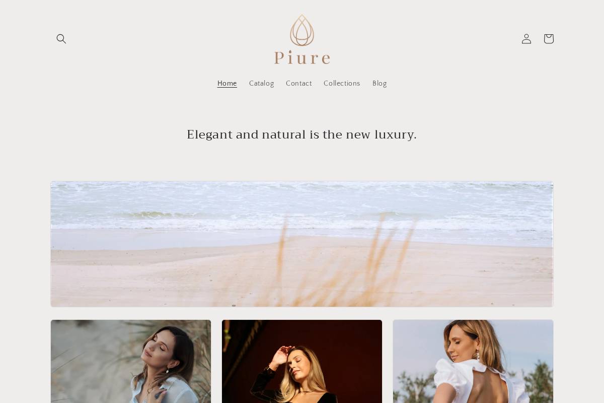 piure.net homepage screenshot