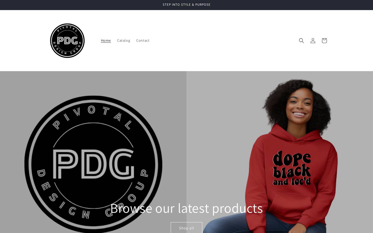 pivotaldesigngrp.com homepage screenshot
