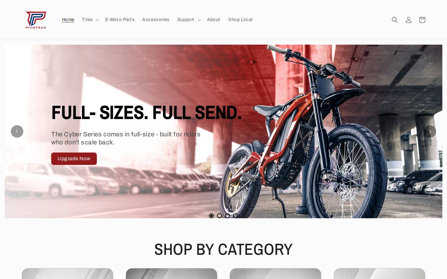 pivotrax.com homepage screenshot