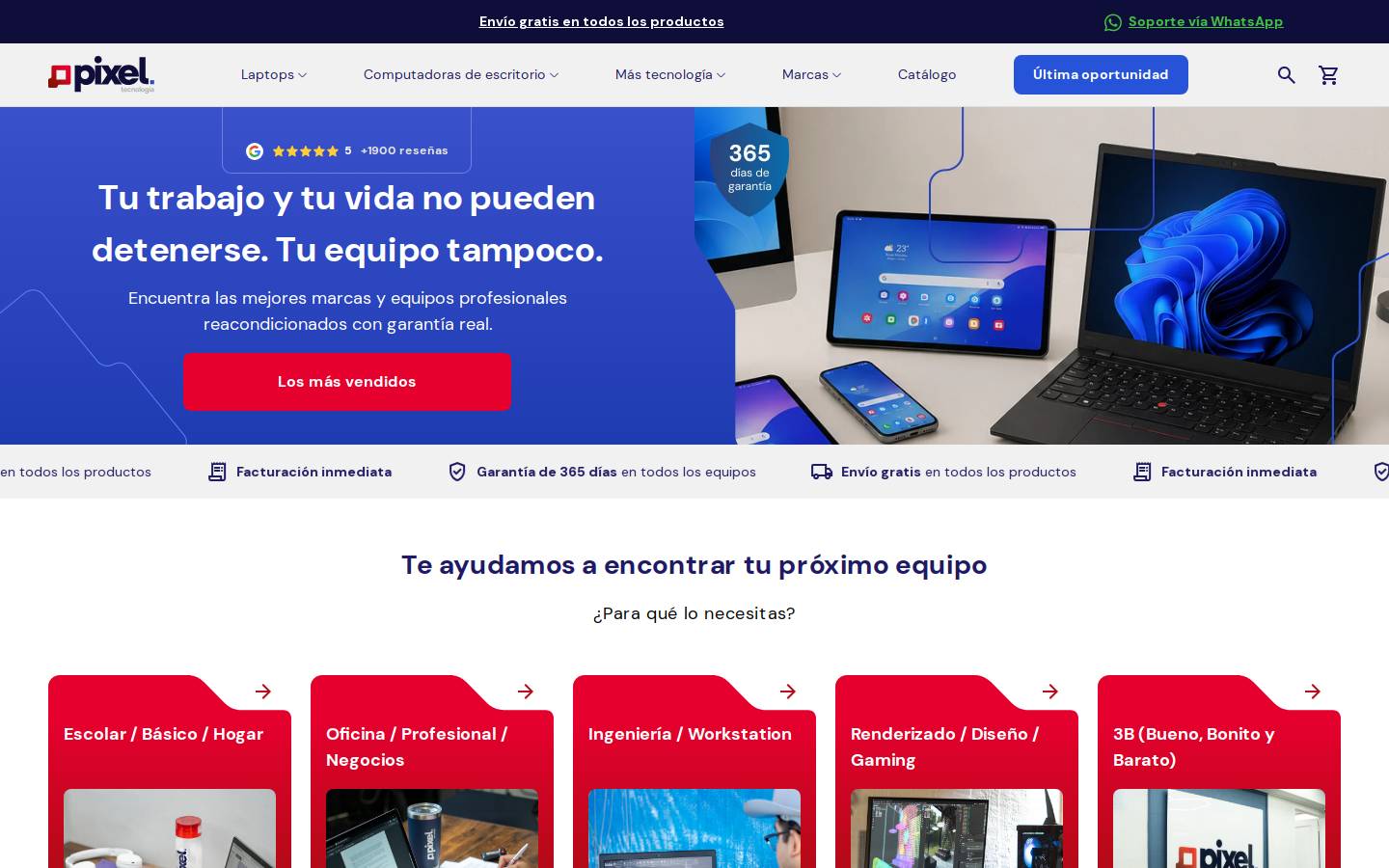 pixel-lap.com homepage screenshot