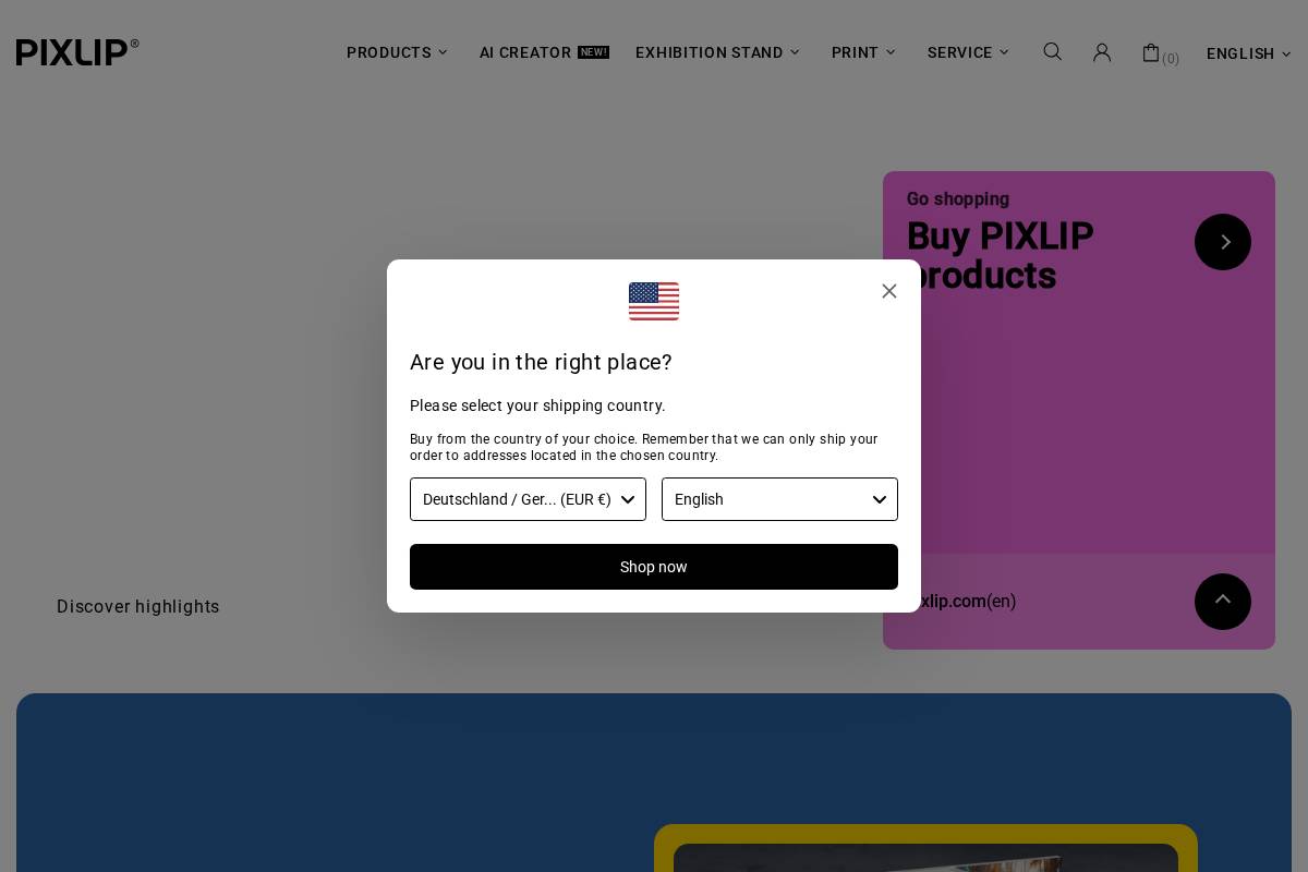 PIXLIP GmbH homepage screenshot