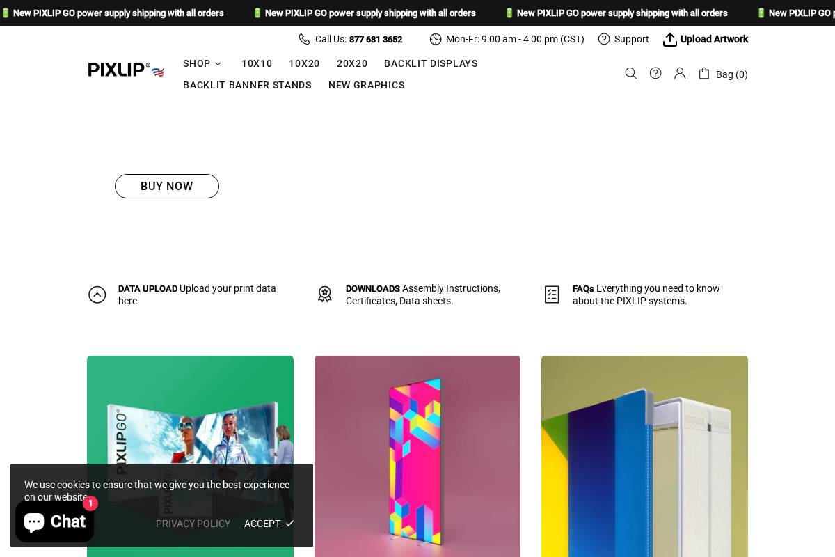 PIXLIP GmbH homepage screenshot