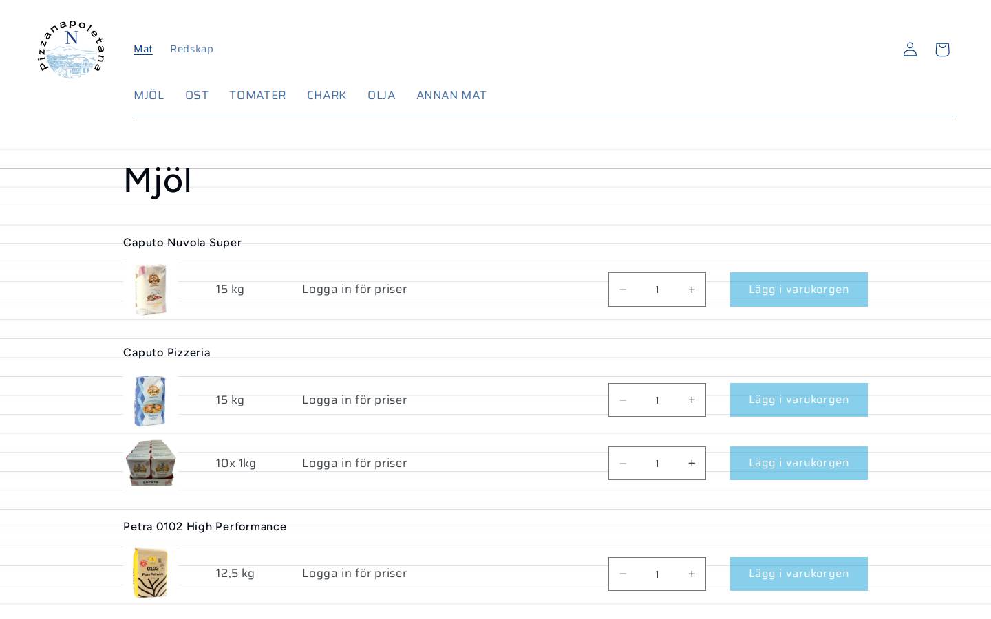 pizzanapoletana.se homepage screenshot