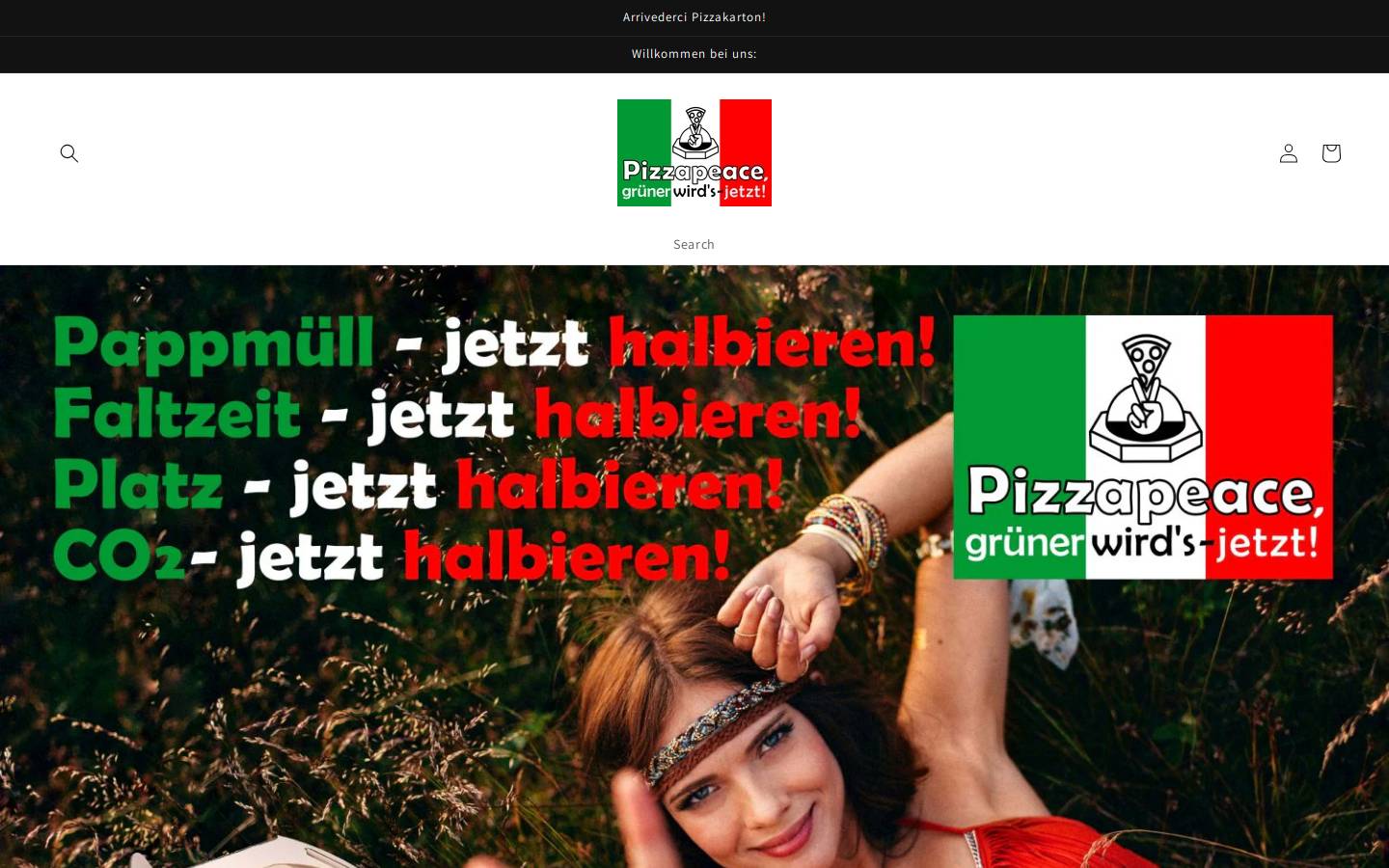 pizzapeace.net homepage screenshot