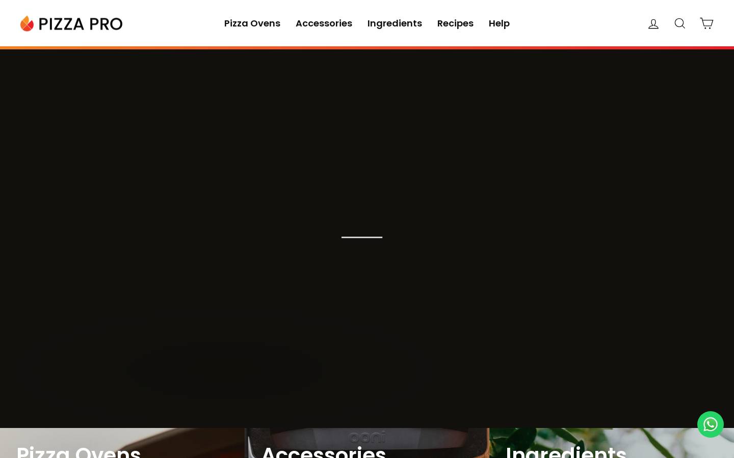 pizzapro.in homepage screenshot