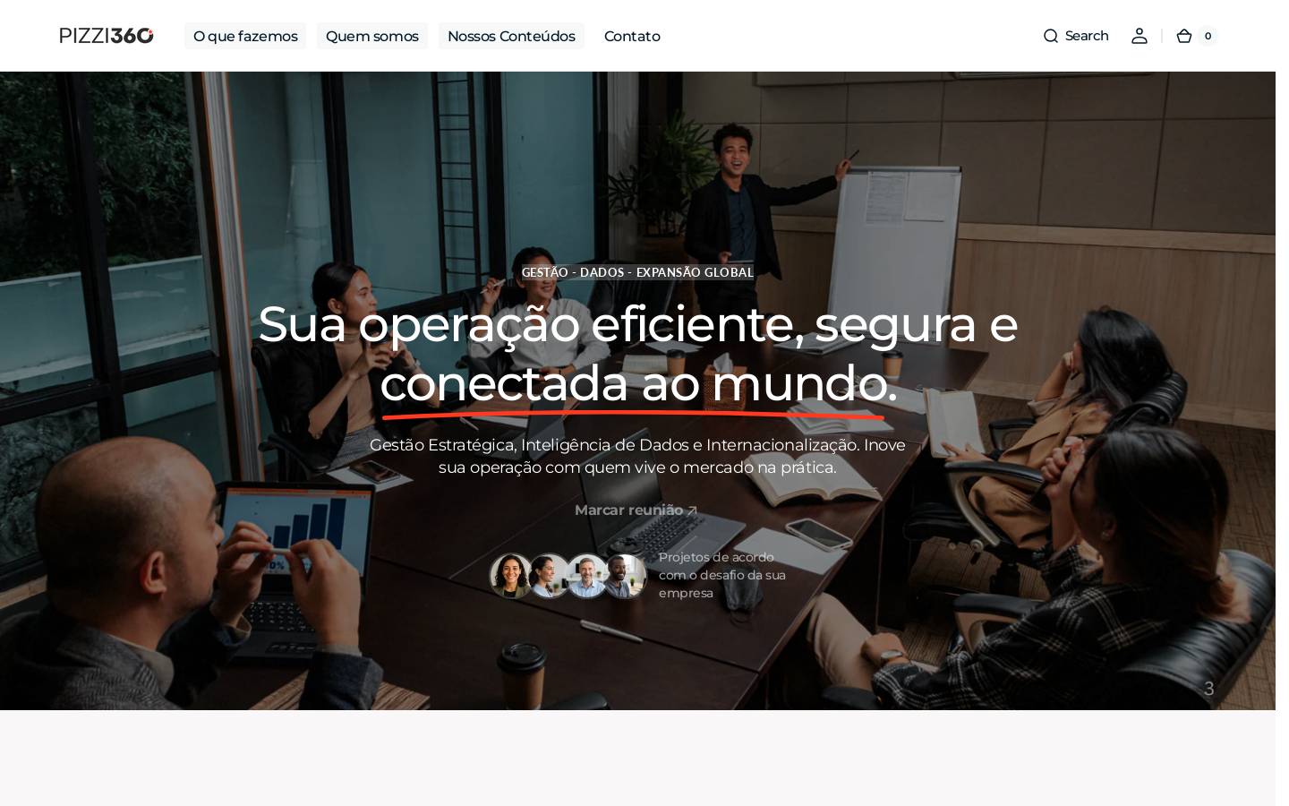 pizzi360.com.br homepage screenshot