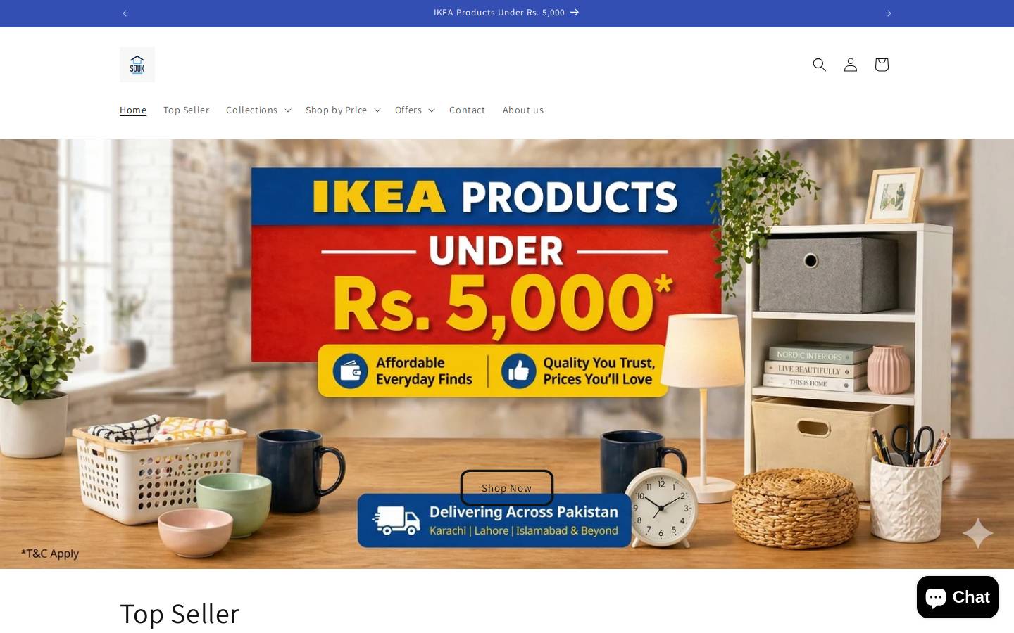 pksouk.com homepage screenshot