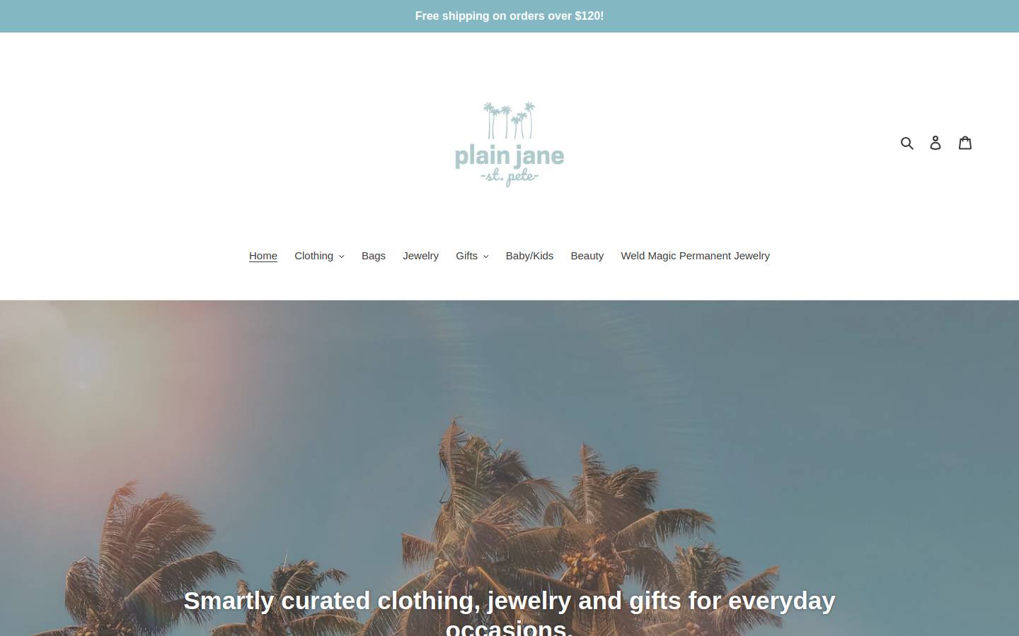 plainjanestpete.com homepage screenshot