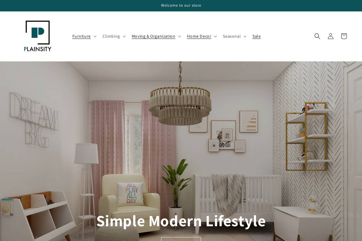 plainsity.com homepage screenshot