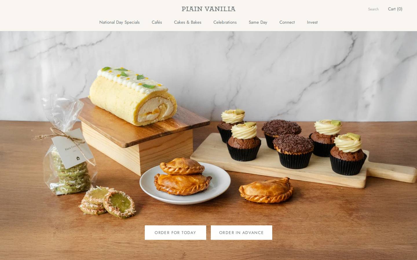plainvanilla.com.sg homepage screenshot