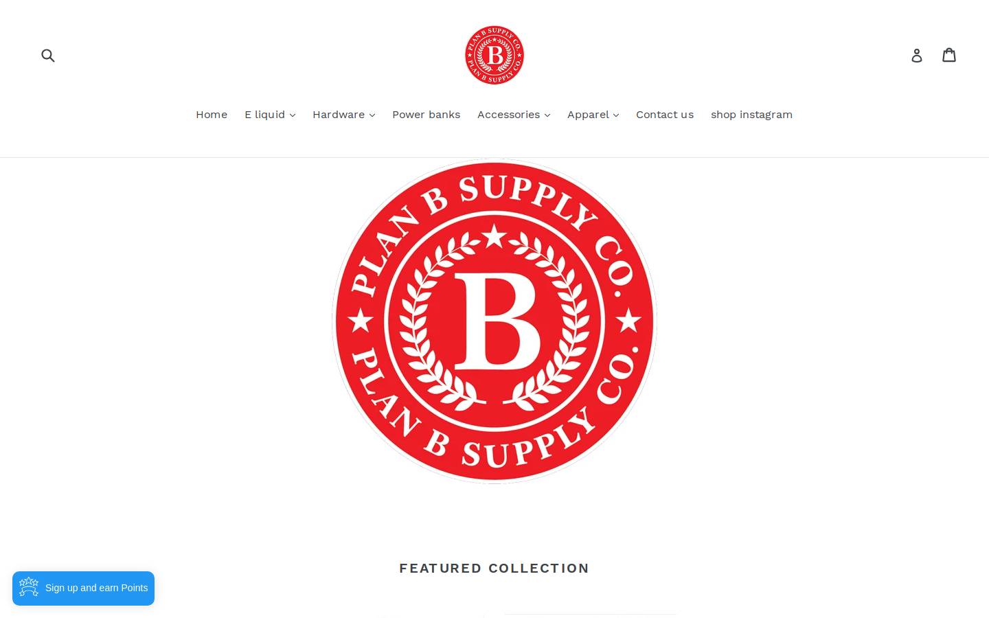 planbsupplyco.com homepage screenshot