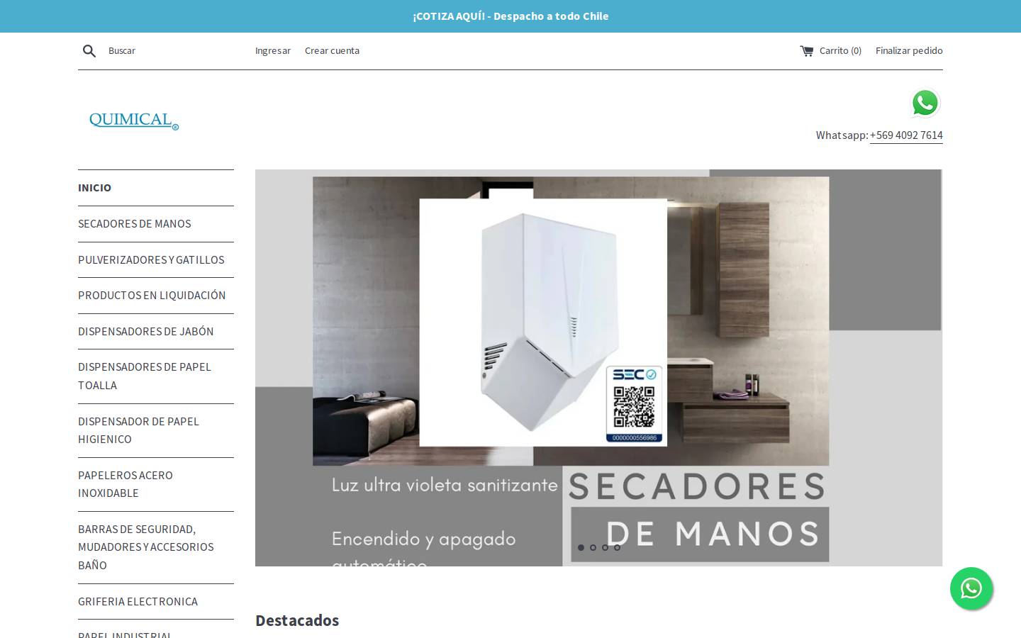 planetasolar.cl homepage screenshot