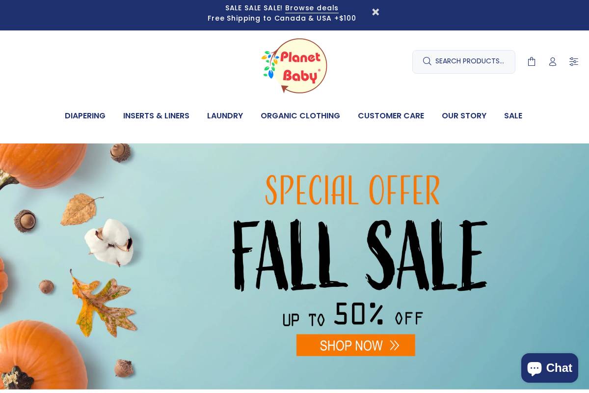 planetbaby.ca homepage screenshot