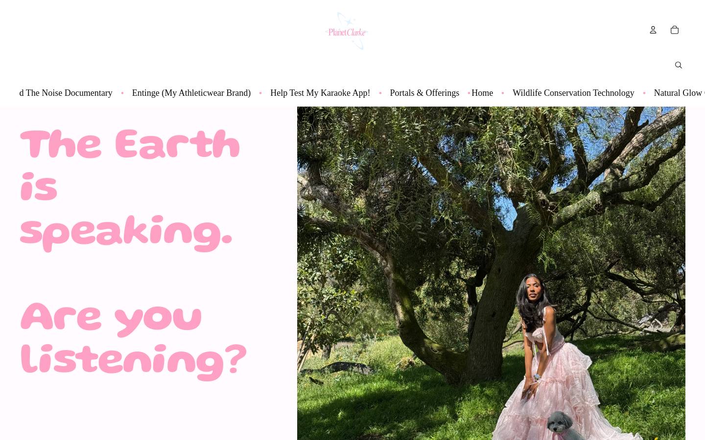 planetclarke.com homepage screenshot