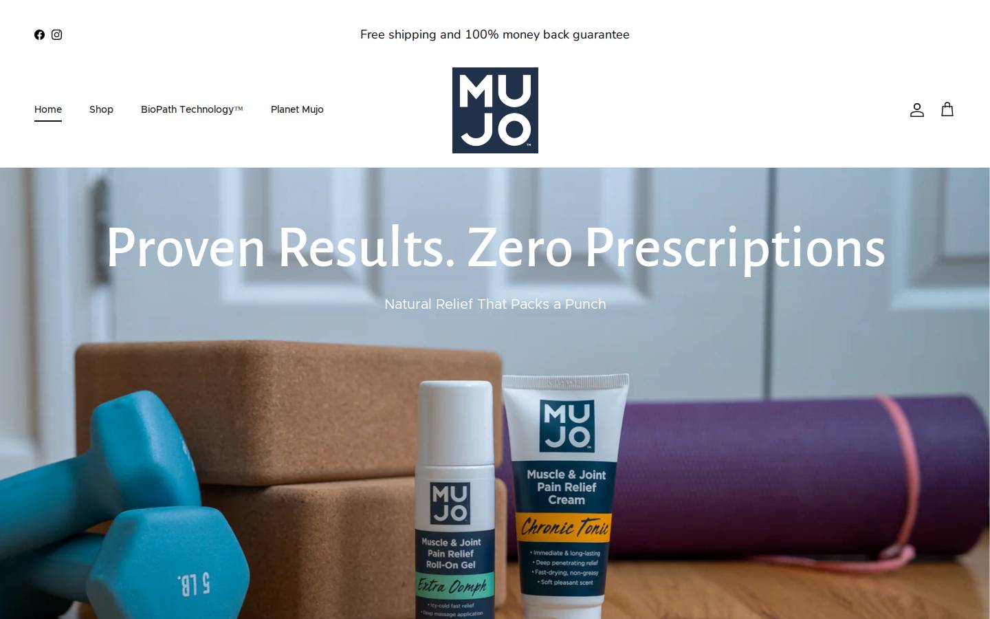Planetmujo homepage screenshot