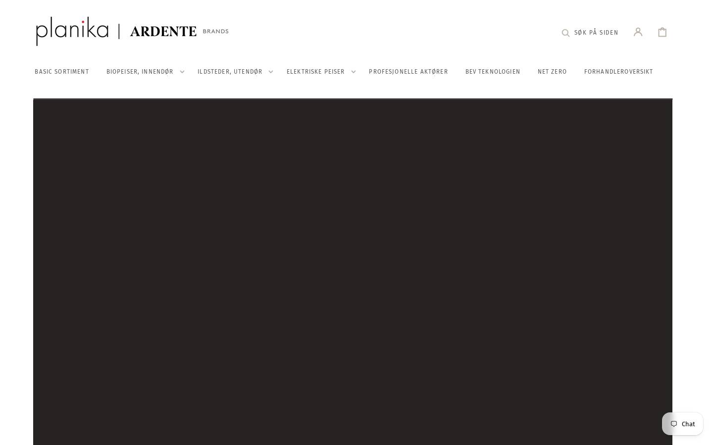 Planika Fires homepage screenshot