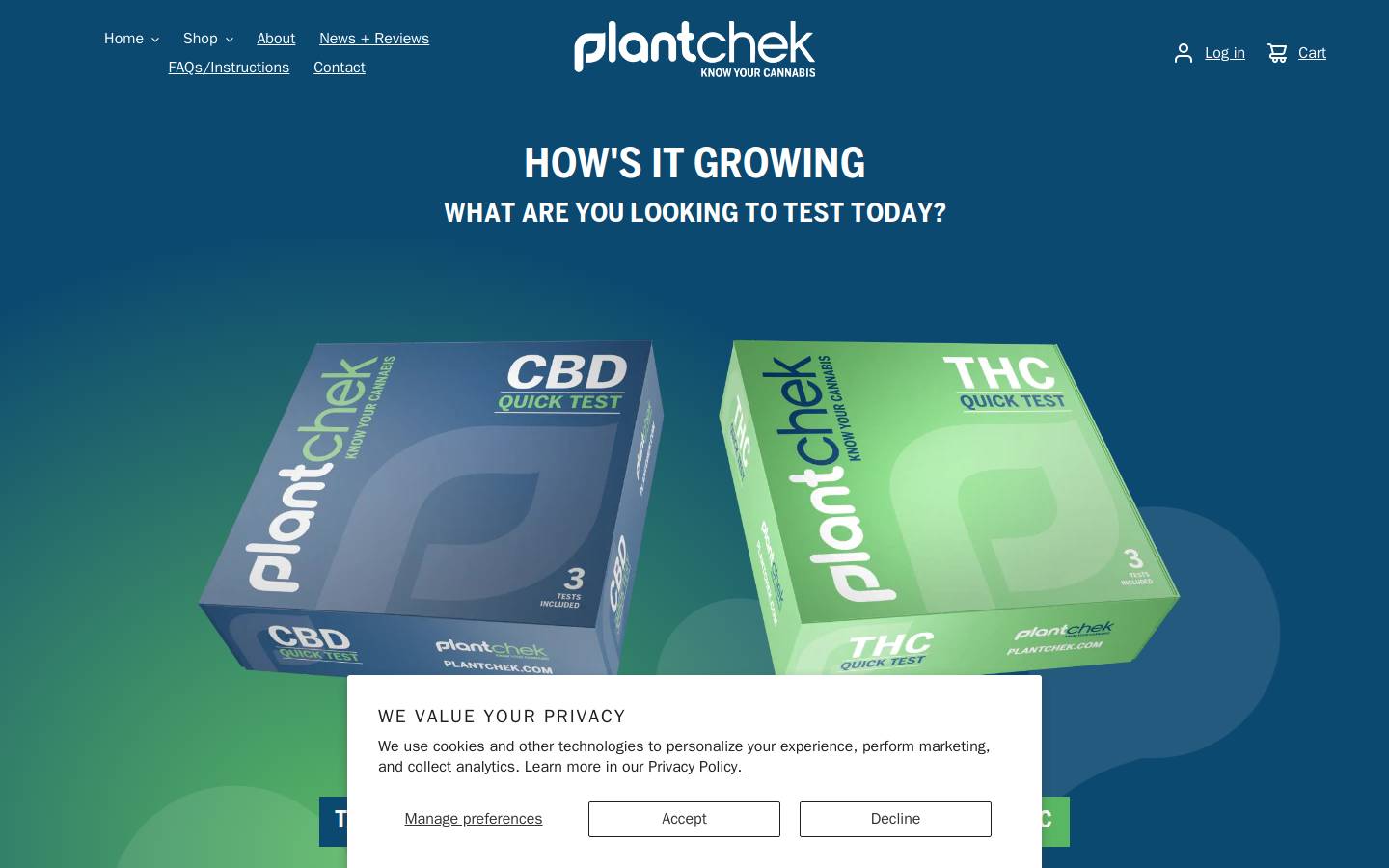 plantchek.com homepage screenshot