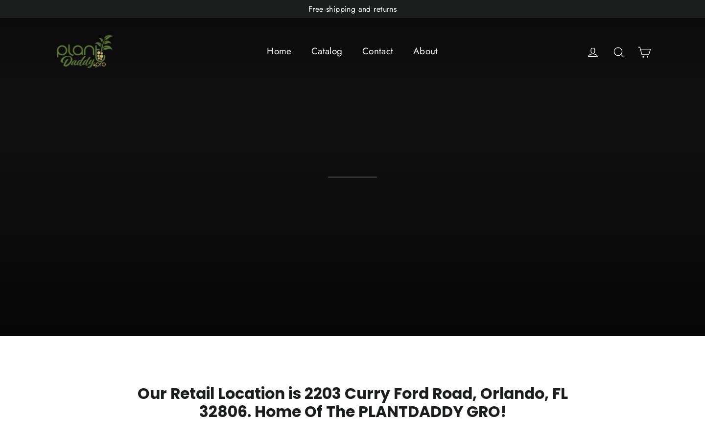 plantdaddy.pro homepage screenshot