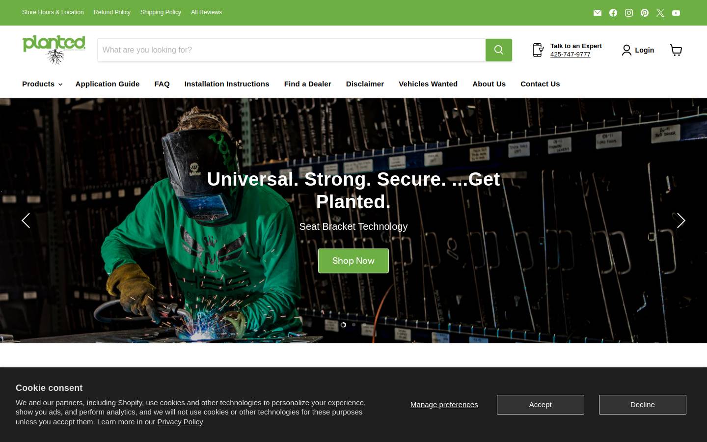 plantedtechnology.com homepage screenshot